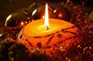 Christmas candle - Weihnachtskerze