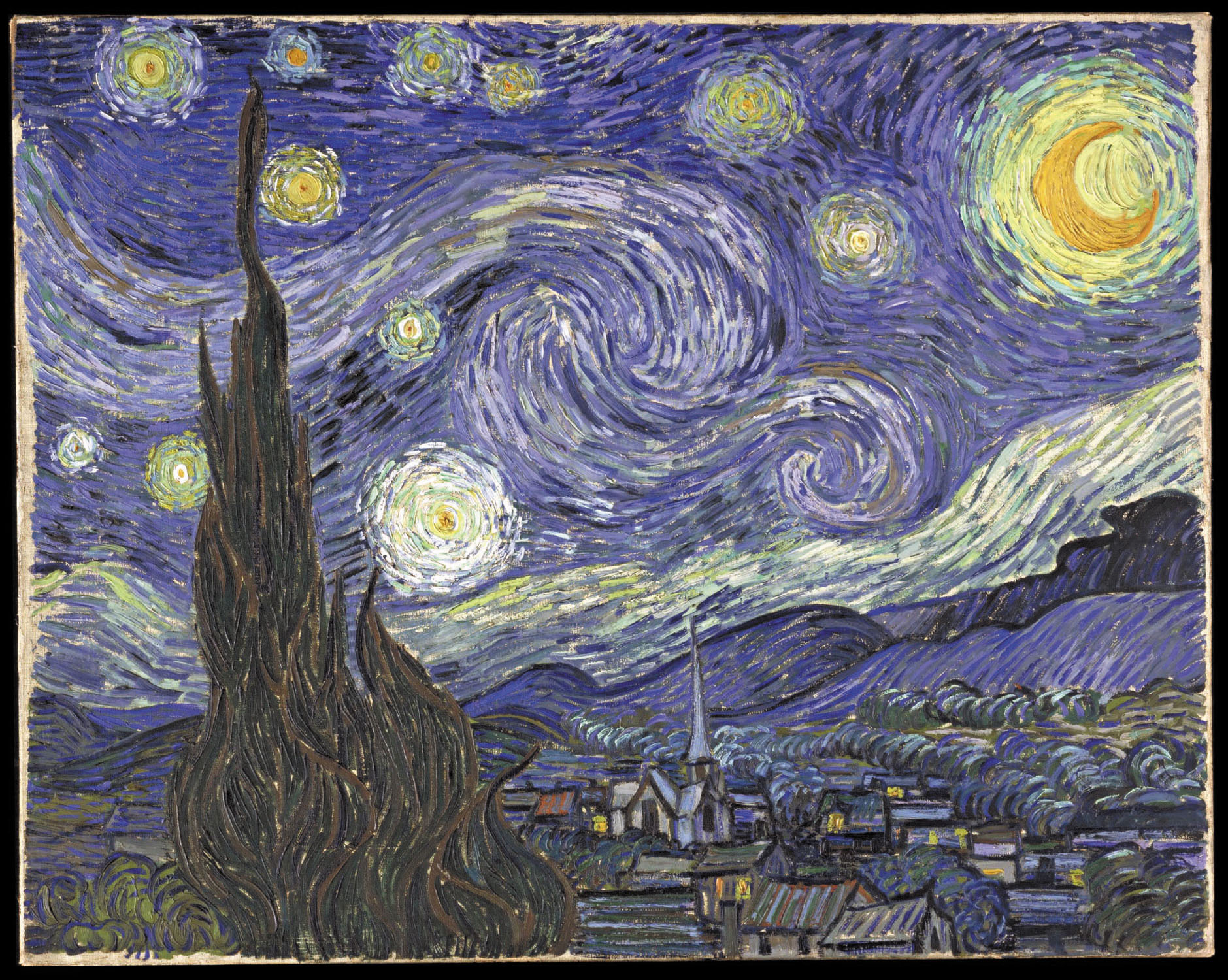 Vincent van Gogh's drawing"Starry Night"